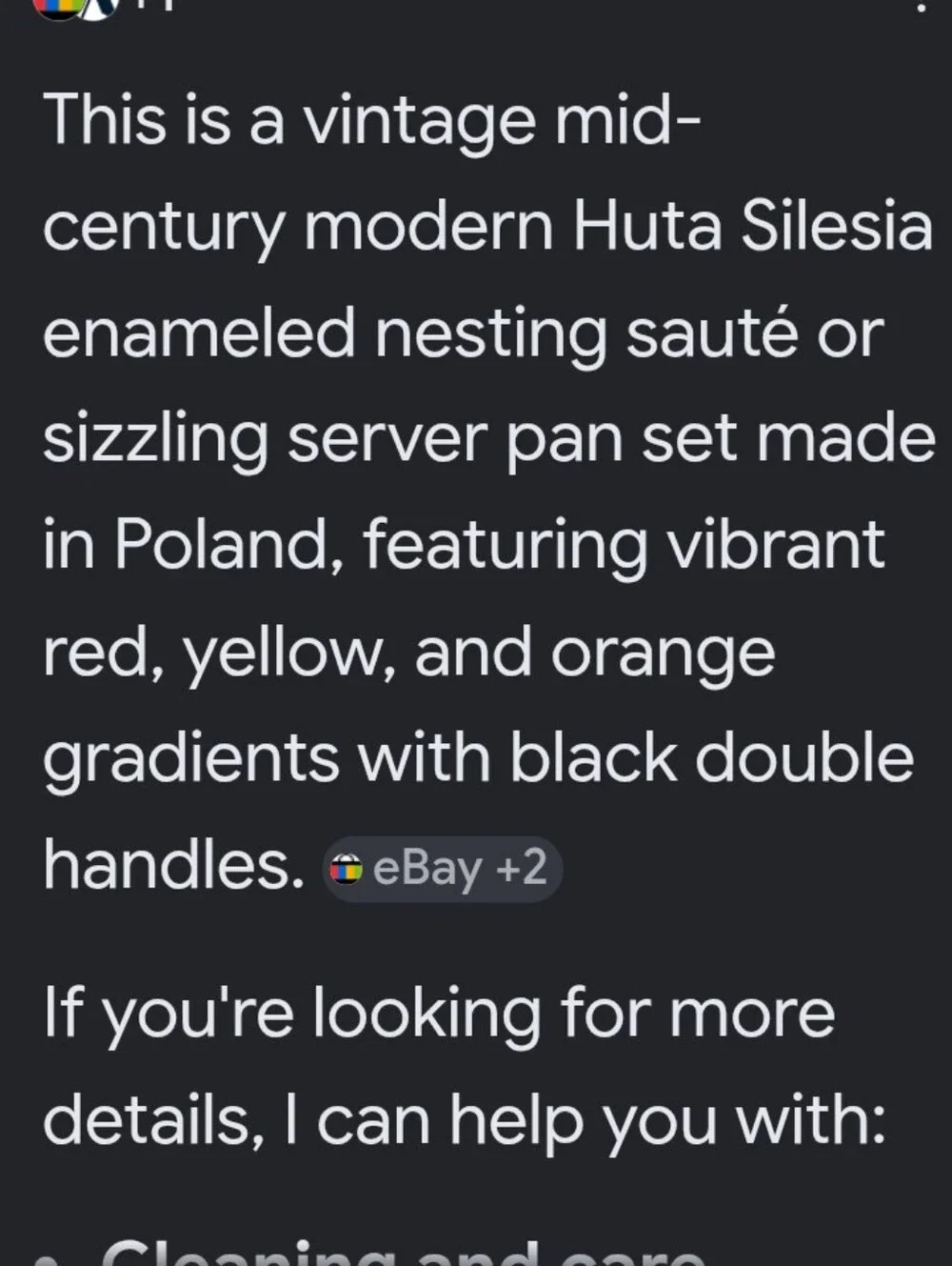 Vintage Orange & Yellow Huta Silesia Enamel Nesting Saute Pans